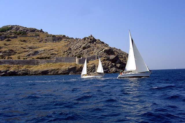 Travel to Athens Photo Gallery  -  LIMNOS REGATTA 2003