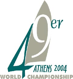 The 2004 49er World Championship will be held at Vouliagmeni Bay, Athens. <br><br>

The Organising Authority is the Nautical Club Katikon Vouliagmenis in conjunction with Hellenic Yachting Federation and the International 49er Class Association. <br><br>

The regatta will be governed by rules as defined in the 2001-2004 ISAF Racing Rules of Sailing (RRS), the Class and Championship Rules of the International 49er Class Association, except as any of these are altered by the Notice of Race and the Sailing Instructions. 
RRS 44.2 is amended so that the 720? turn is replaced by 360? turn, including one tack and one gybe. <br><br>

All entries to the 2004 49er World Championship should be received by the Organising Authority no later than March 10th 2004. The details of entries will be posted on the event web site www.eio.gr/2004_49er. Competitors may enter either by visiting events site or by completing the attached entry form and sending them with the appropriate entry fees to: <br>
NAUTICAL CLUB KATIKON VOULIAGMENIS <br>
ORMOS VOULIAGMENIS, 166 71 ATHENS, GREECE <br>
TEL : +30 210 9671142 <br>
FAX: +30 210 8963588 <br>
E-mail : nokb@hol.gr <br>