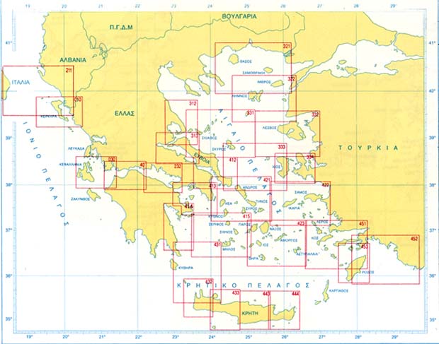 Sailing Charts Greece